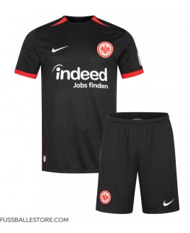 Günstige Eintracht Frankfurt Auswärts Trikotsatzt Kinder 2024-25 Kurzarm (+ Kurze Hosen)